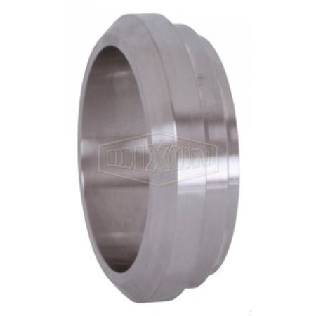 Sort Weld Ferrule, Series: 14PRF, Ferrule, 2-1/2 In Nominal, Plain Beveled Seat, 304 SS, 7/8 In L, I